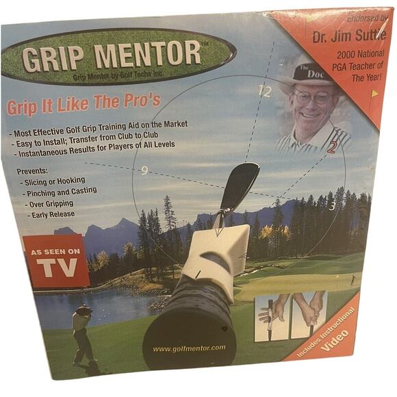Dr. Jim Suttle Golf Grip Mentor (Grip It Like The Pro's) AS SEEN ON TV - Picture 1 of 2